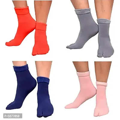 Fancy Women's Socks for Winter (Combo Packs)-thumb0