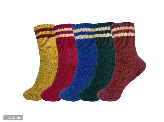 Starvis 5pcs Winter Socks Men/women Vintage Wool Socks Cashmere Thermal Thick Knit Wool Socks Warm Winter Crew Socks Warm Socks