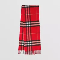 Starvis Mens/women Winter Warm New Soft Cashmere Feel Plaid Check and Solid Winter Scarf Warm Long Scarves- 1pc(Red)-thumb1