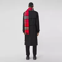 Starvis Mens/women Winter Warm New Soft Cashmere Feel Plaid Check and Solid Winter Scarf Warm Long Scarves- 1pc(Red)-thumb3