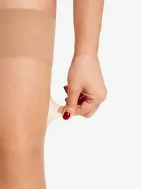 Men and Women Opaque Stockings skin black - PACK OF 2-thumb2