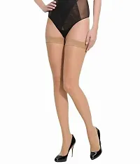 Men and Women Opaque Stockings skin black - PACK OF 2-thumb3