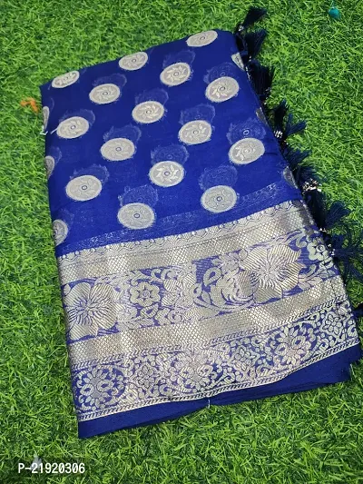 Stylish Cotton Silk Saree with Blouse piece For Women