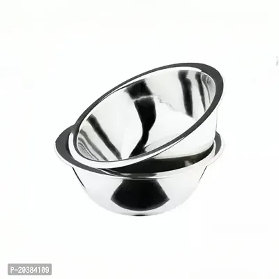 pack of 12 stainless steel bowl for kitchen ad dining serving for servong sabi, halwa, rasgulla-thumb2