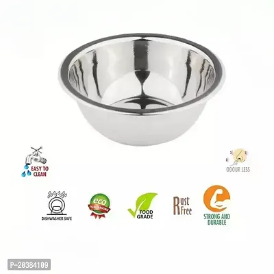 pack of 12 stainless steel bowl for kitchen ad dining serving for servong sabi, halwa, rasgulla-thumb3