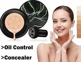 Sunisa Mushroom Head Air Cushion Cc Cream Moisturizing Foundation Brightening Bb Cream Whitening Maquiagem Foundation Foundation (Multicolor, 20 Ml)-thumb1