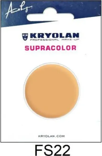 Kryolan Supracolor Foundation 4Ml - Fs22 Foundation (Fs22, 4 Ml) Palette Foundation (Cream, 4 G)