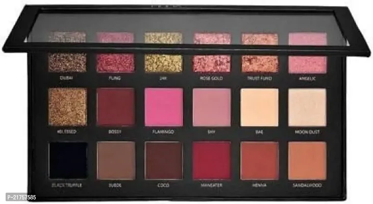 Lorshel 10 Rose Gold Remastered Eyeshadow Palette Matte And Shimmer Original Eyeshadow 36 G (Multicolor)-thumb0