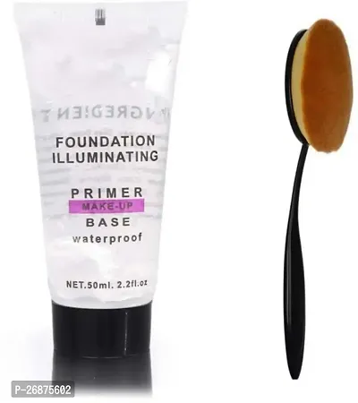 Makeup combo Proffesional Foundation Primer Brush Plus Makeup Base Primer (Set Of 2)-thumb0