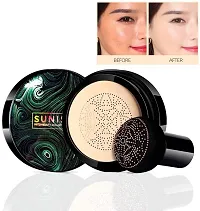 Mushroom Head Air Cushion Cc Cream Moisturizing Foundation Brightening Bb Cream Whitening Maquiagem Foundation Foundation (Creamy, 20 G)-thumb3