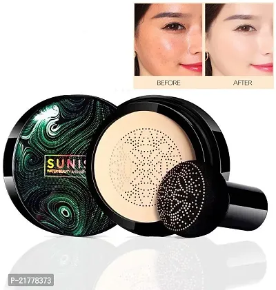 Mushroom Head Air Cushion Cc Cream Moisturizing Foundation Brightening Bb Cream Whitening Maquiagem Foundation Foundation (Creamy, 20 G)-thumb4