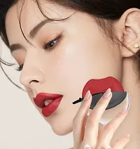 Apple Shape Lips Designed Lipsticks Premium Matte Look for Creamy Lips Long Stay Waterproof Lipsticks 4 PCS Combo (Red 2, Maroon 1, Pink 1)-thumb1