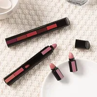 Combo of 2 Fabulous Matte Shades 5 Lipstick in 1, (Red + Nude) Edition Lipstick Set (20 ml) - (Pack of 2)-thumb1