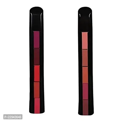 5 in 1 Matte lipstick Red  Nude Colors lipstick