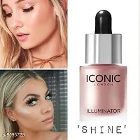 Iconic Illuminator Ultra Smooth Shine Waterproof Face And Body Highlighter 3D glow shine for medium to wheatish skin Highlighter (Shine)-thumb1