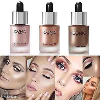 Illuminator Liquid Highlighter (Shine Glow Original) Highlighter (Shine Glow Original) Highlighter Set of 3-thumb2