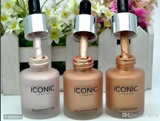 Illuminator Liquid Highlighter (Shine Glow Original) Highlighter (Shine Glow Original) Highlighter Set of 3-thumb3