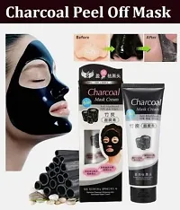 AIR BEAUTY Charcoal Oil Control Anti-Acne Deep Cleansing Blackhead Remover, Peel Off Mask (130 g)-thumb1