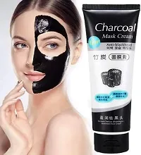 CHARCOAL MASK, BLACKHEADS REMOVER, PEEL OFF FACE MASK CREAM, PIMPLE CLEANER, FOR MEN/WOMEN Pack of 4-thumb2