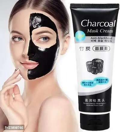 CHARCOAL MASK, BLACKHEADS REMOVER, PEEL OFF FACE MASK CREAM, PIMPLE CLEANER, FOR MEN/WOMEN Pack of 4-thumb3