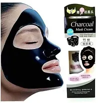 CHARCOAL MASK, BLACKHEADS REMOVER, PEEL OFF FACE MASK CREAM, PIMPLE CLEANER, FOR MEN/WOMEN Pack of 4-thumb1