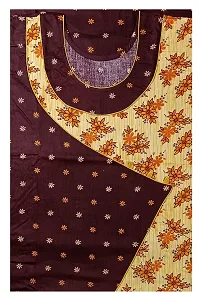 Pal Bastralaya Bengal cotton Printed Nighty for Women Free Size(cn436_sand, maroon)-thumb2