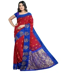 Classic Cotton Silk Jacquard Saree with Blouse piece-thumb1