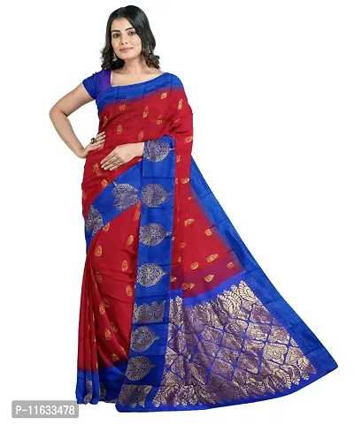 Classic Cotton Silk Jacquard Saree with Blouse piece-thumb2