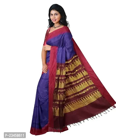 soft silk gadwal traditional saree for women with runing blouse piece-thumb2