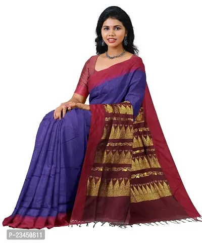 soft silk gadwal traditional saree for women with runing blouse piece-thumb4