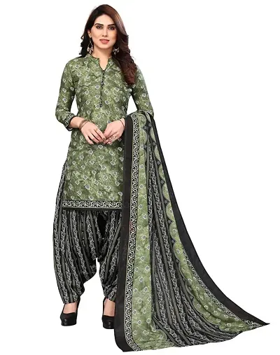 Stylish Crepe Printed Unstitched Suits