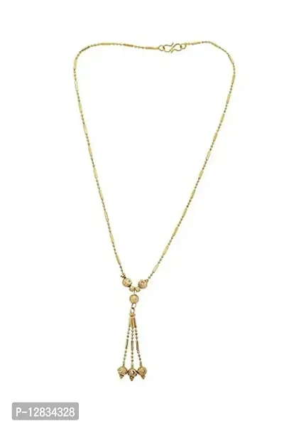 Gargish Stylish Gold Plated Latakan Chain For Girls and Women