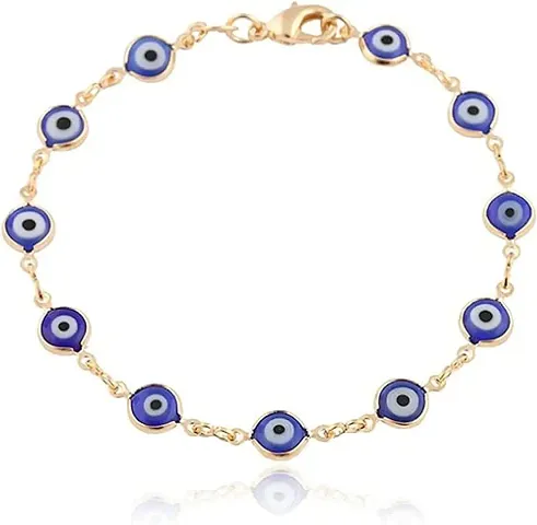 Gargish Evil Eye Bracelet Anklet | Stylish And Trendy Bracelet | For Women Girls Jewelry | Adjustable Bracelet