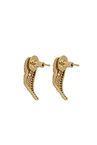 Gargish Trending Gold Plated AD Earcuff Earrings For Girls and Women-thumb1