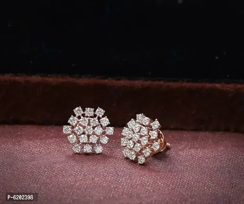 Stylish Trending American Diamond Earrings Studs for Girls and Women