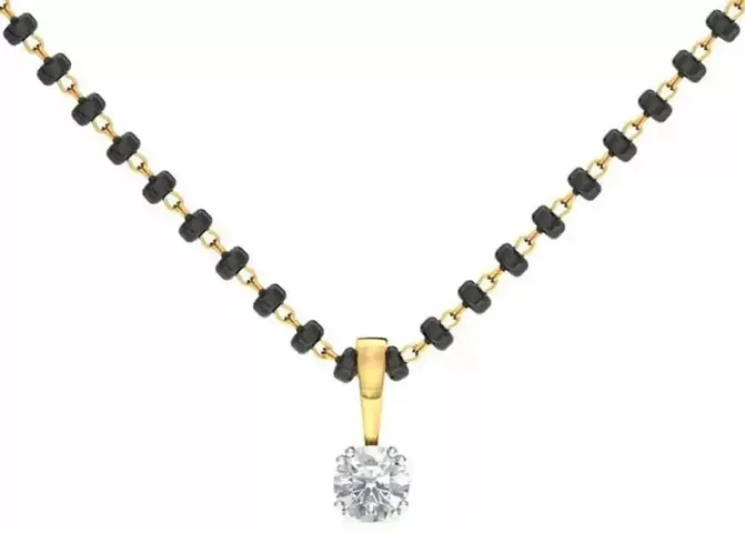 Beautiful Alloy American Diamond Mangalsutra