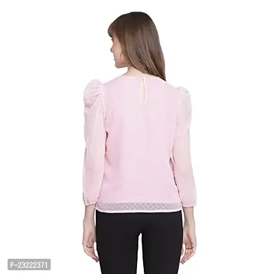 DRAAX fashions Women Light Pink Full Sleeves Top(M;Pink)-thumb4
