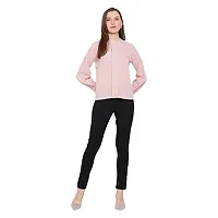 DRAAX fashions Women Pink Solid Top (XXL; Pink)-Fullsleeve-thumb4