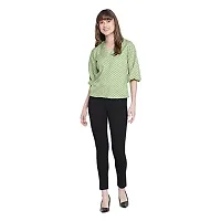 DRAAX fashions Women Green Full Sleeves Top-thumb4