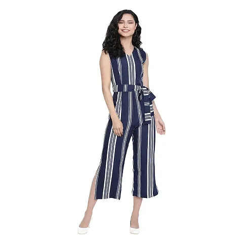 DRAAX fashions Women Blue Multi Colour Jumpsuit