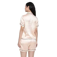 DRAAX fashions Women Pink Sleeping Suit Dress-thumb3