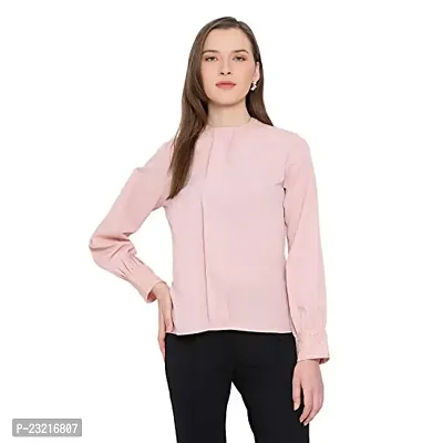 DRAAX fashions Women Pink Solid Top-thumb0