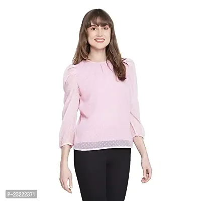 DRAAX fashions Women Light Pink Full Sleeves Top(M;Pink)-thumb3