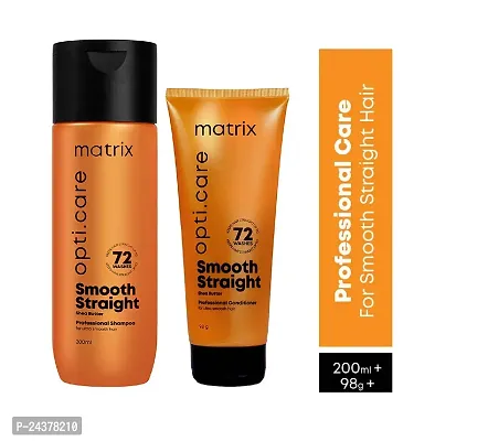 Matrix Opti.Care Professional Smooth Straight shampoo + conditioner 200ml + 98g-thumb0