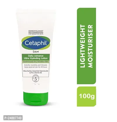Cetaphil DAM Ultra-Hydrating Lotion | For Continuously Dry, Sensitive Skin 100g men , women