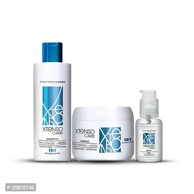 Professionnel Xtenso Care Shampoo with Mask and Serum Combo Pack for Straightened Hair-thumb0