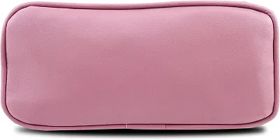 Stylish Pink PU Solid Handbags For Women-thumb2