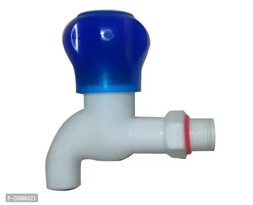 Stylish Plastic White Tap For Bathroom And Kitchen-thumb0