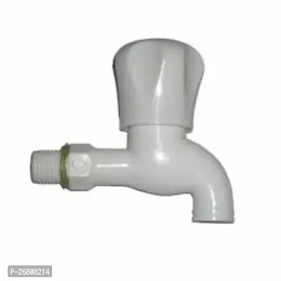 Stylish Plastic White Tap For Bathroom And Kitchen-thumb0