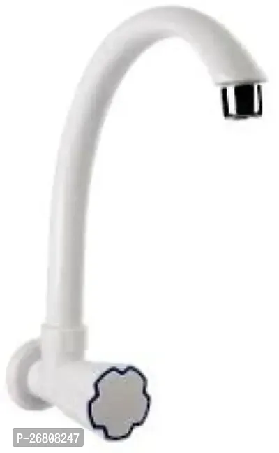 Stylish Plastic White Tap For Bathroom And Kitchen-thumb0